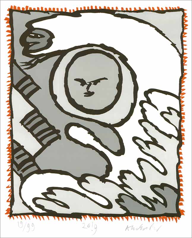 Pierre Alechinsky - Griserie à minuit 1