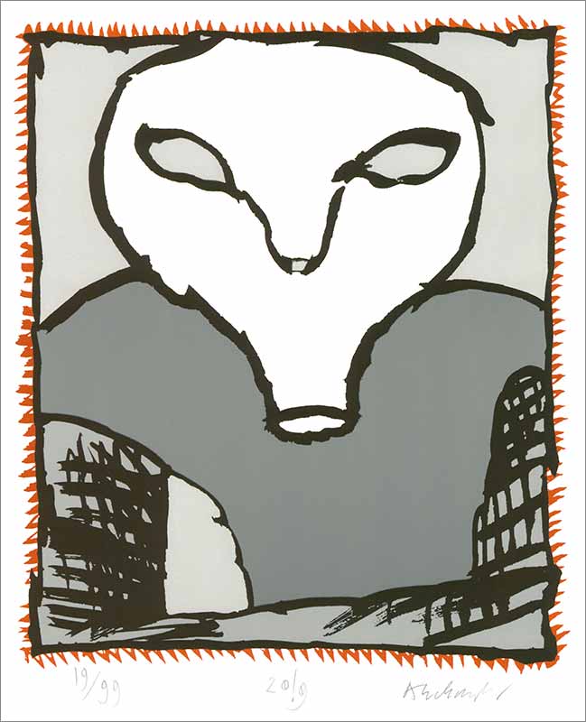 Pierre Alechinsky - Griserie à minuit 3