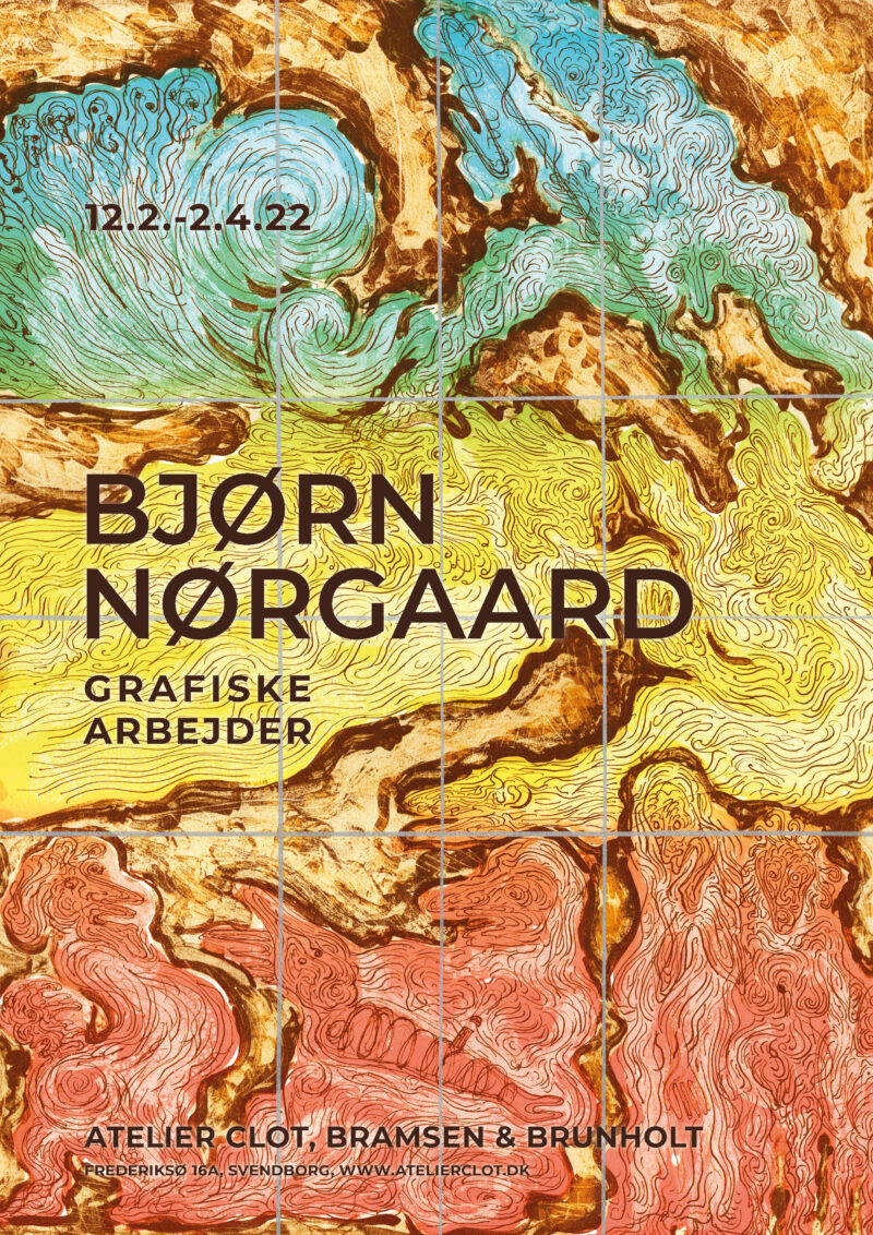 Udstillingsplakat af Bjørn Nørgaard