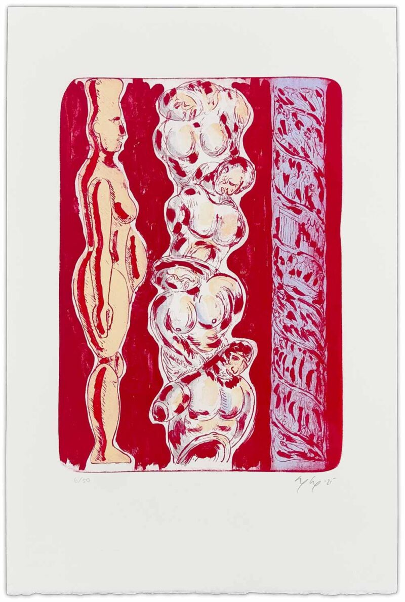 Litografi af Bjørn Nørgaard