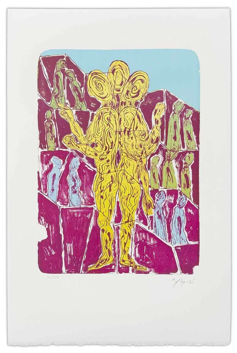 Litografi af Bjørn Nørgaard