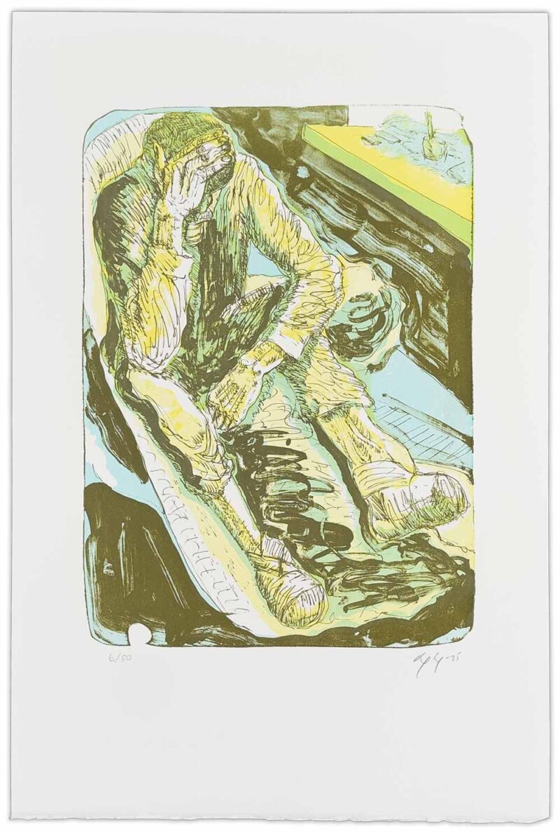 Litografi af Bjørn Nørgaard