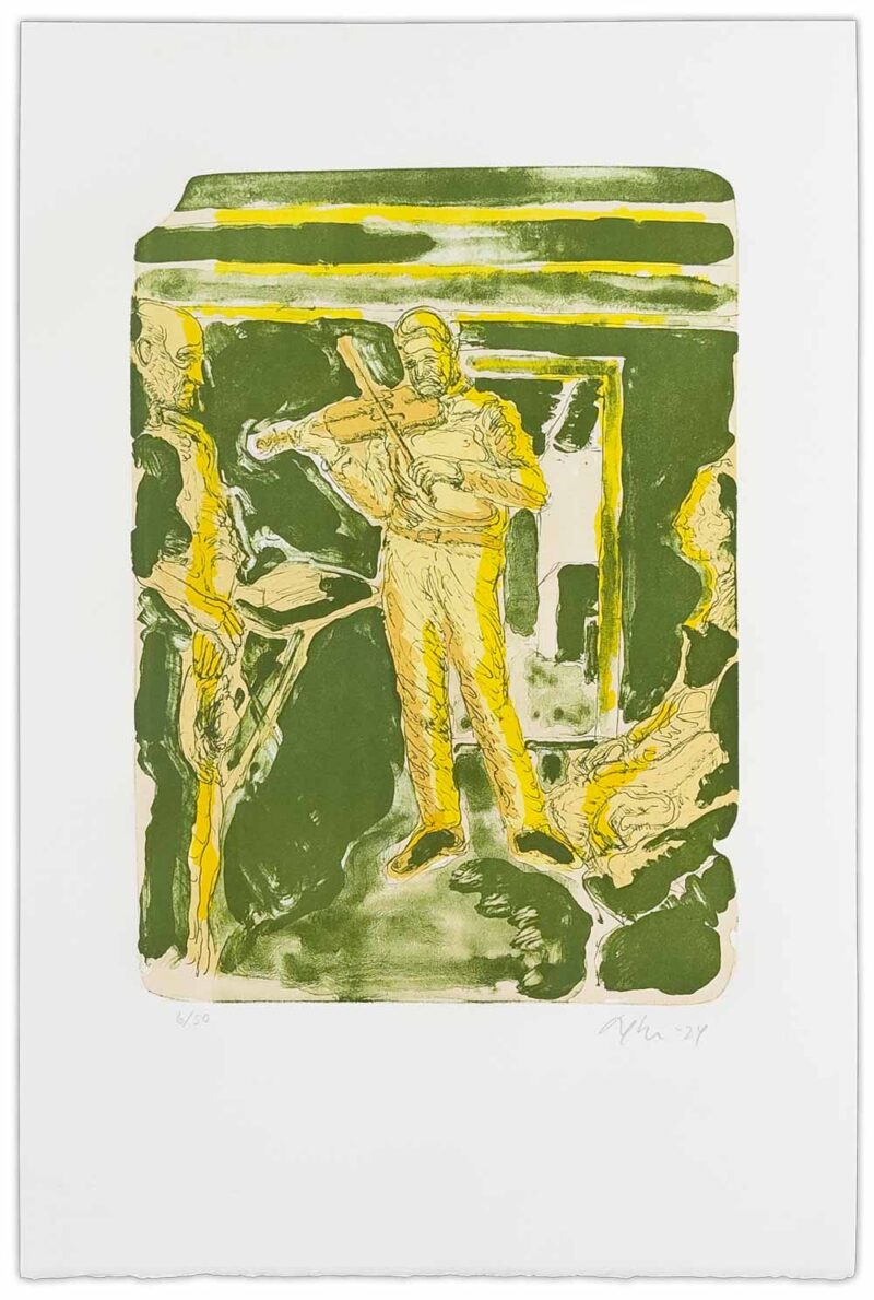 Litografi af Bjørn Nørgaard