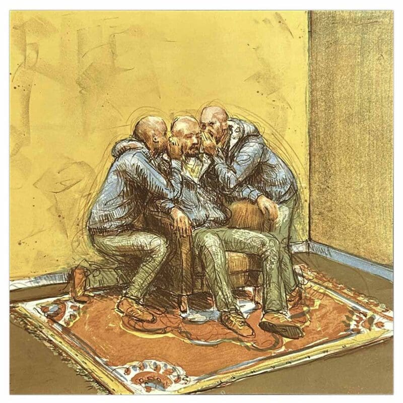 Litografi af Jacob Rantzau trykt hos Atelier Clot