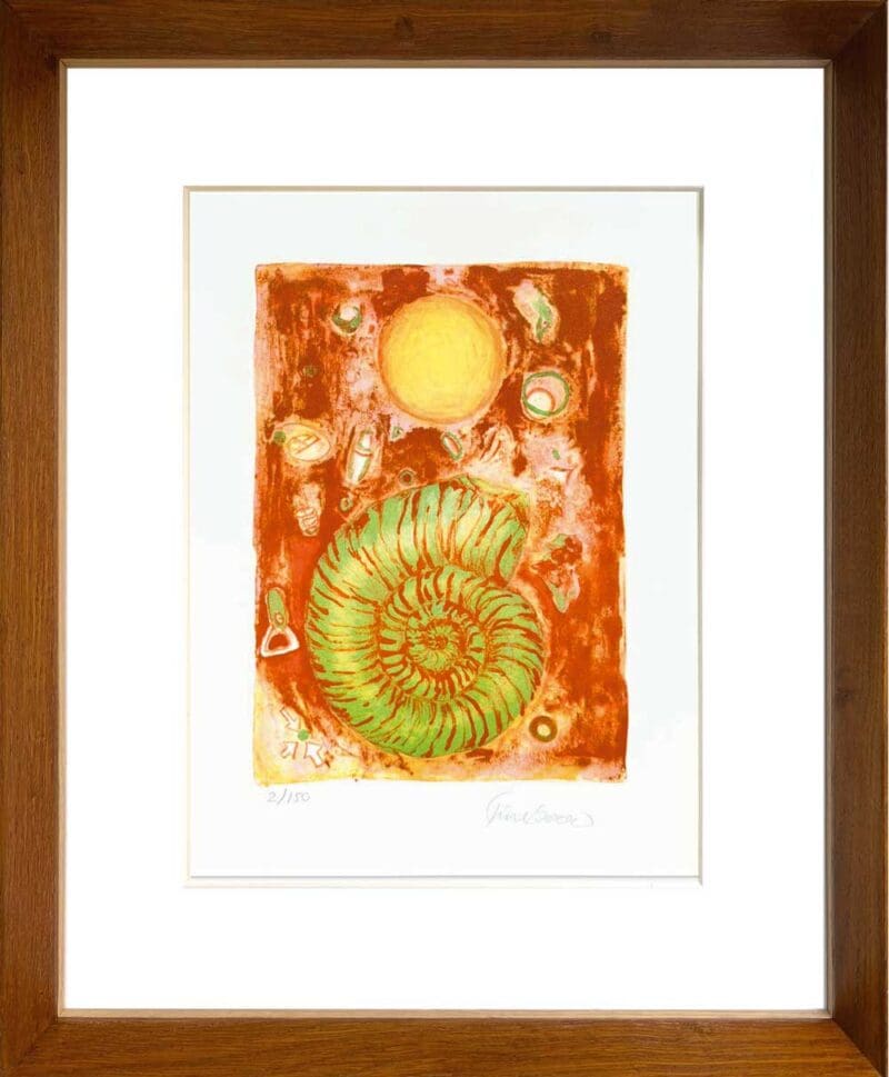 Litografi af Trine Boesen i serien Éditions Petit