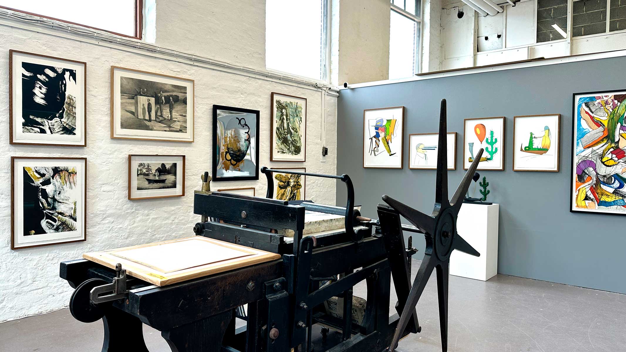 Udstilling med Peter Bramsens egne litografier